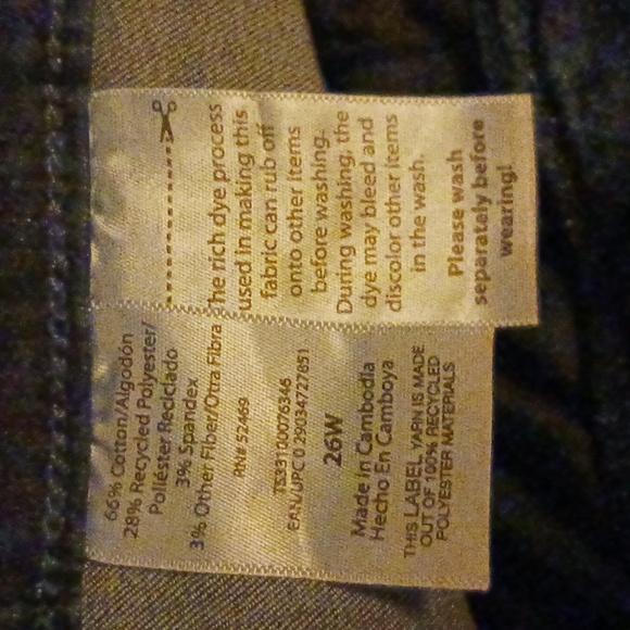 TERRA & SKY PLUS SIZE CORE SKINNY JEANS DARK BLUE WASH - Picture 15 of 15